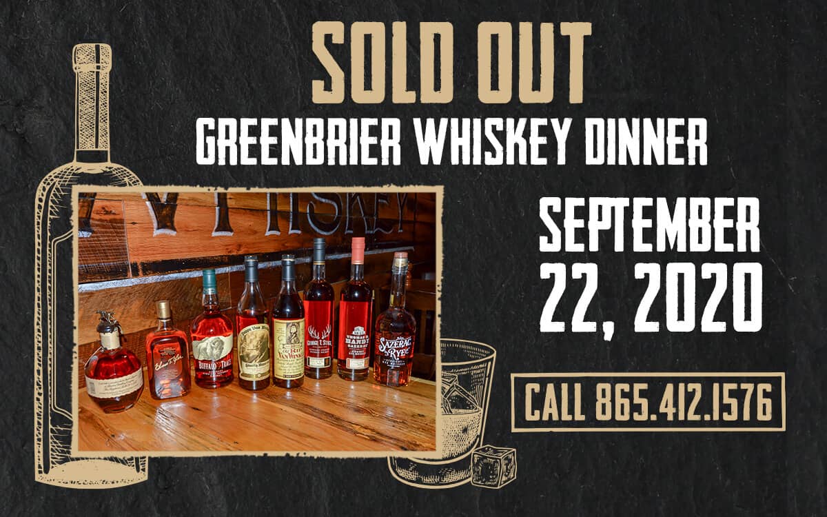 Sazerac Whiskey Dinner at The Greenbrier - A Food and Spirit Outpost