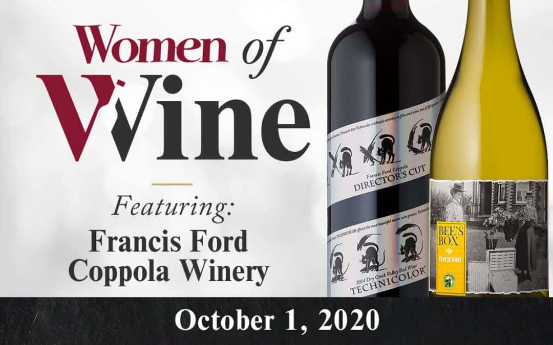 October 1 Women of Wine Featuring Francis Ford Coppola Winery - The Greenbrier