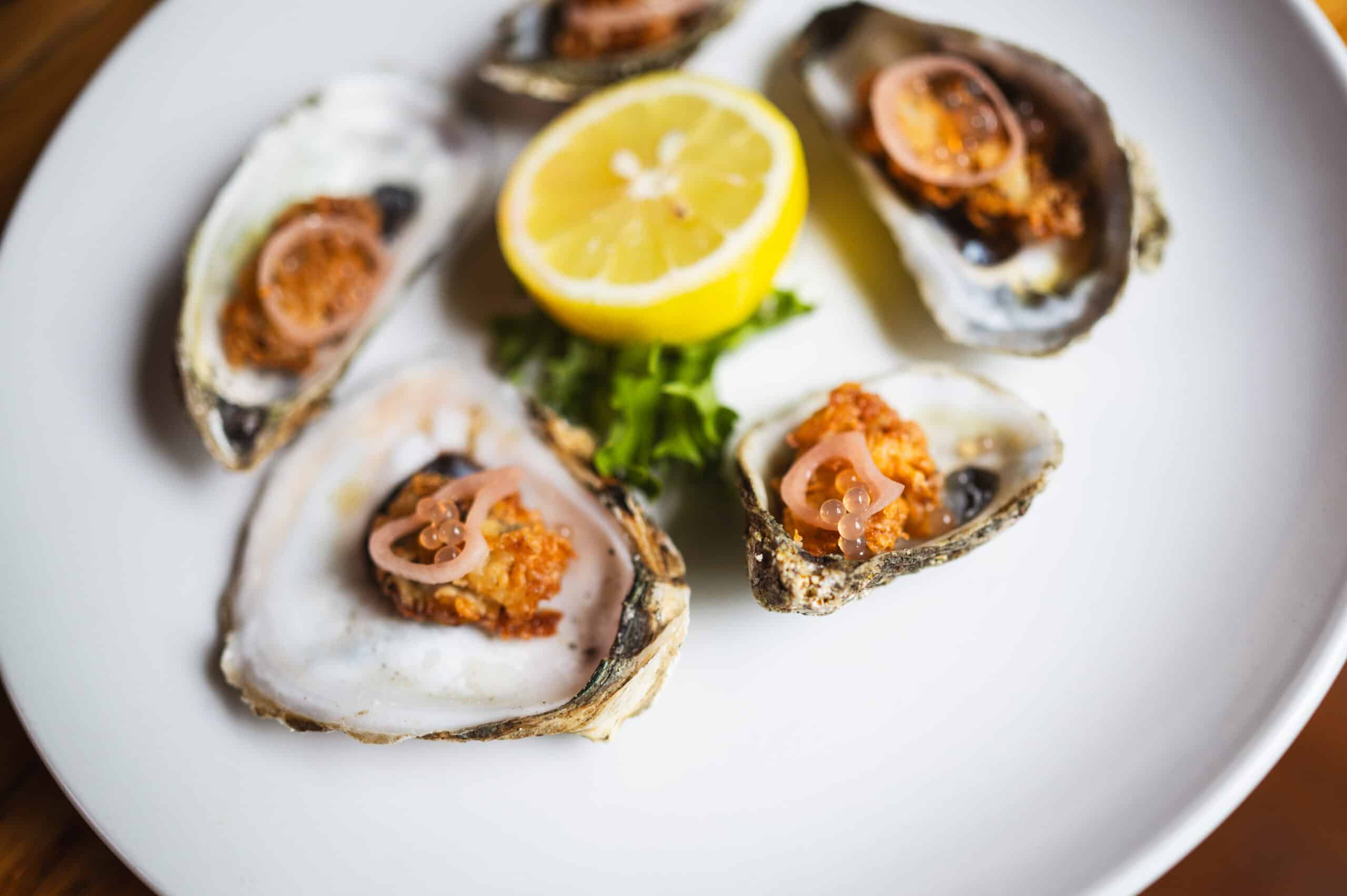nashville hot oysters at the greenbrier- the best restaurant in gatlinburg tn